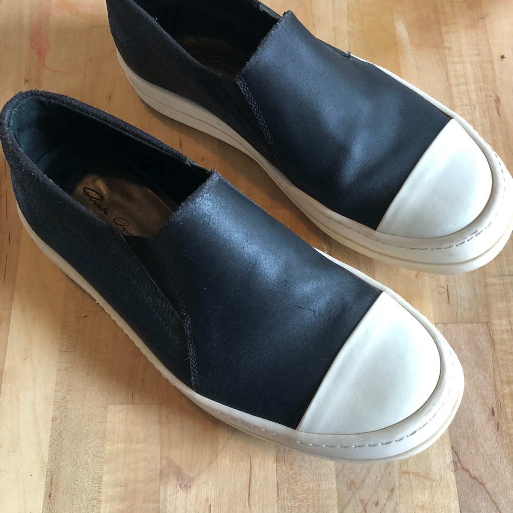 Rick Owens Leather Sneakers